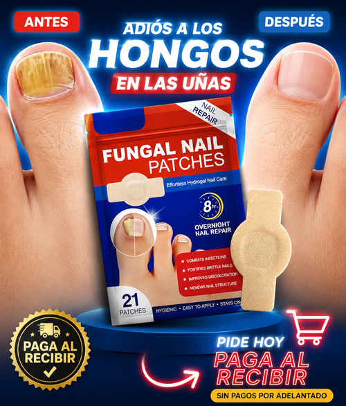 Parche Antihongos para Uñas Fungal Nails™ | Tratamiento Intensivo 21 Parches